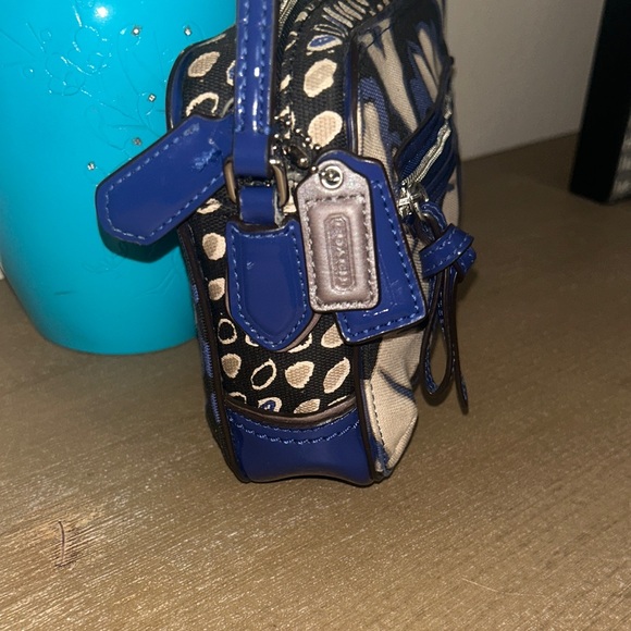 COACH POPPY Floral Scarf Print Flight Crossbody Bag - Picture 5 of 13